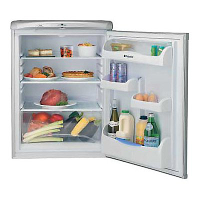 Hotpoint RLM34A 60cm UC Satin Aluminium Larder Fridge
