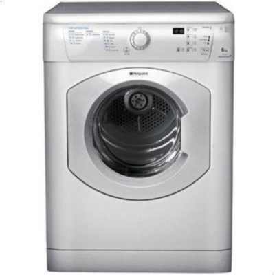 Hotpoint 6Kg Vented Satin Aluminium Full Size Tumble Dryer