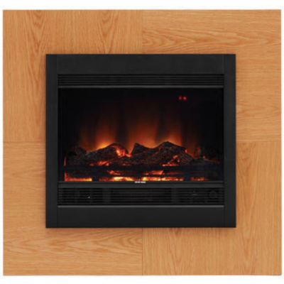 Modena Quatro wall mounted fire with Oak effect surround