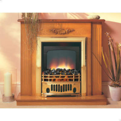 LUMSDEN Oak Electric Fire Surround