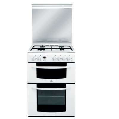 Indesit KD6G25SWIR White Freestanding Cooker - Gas
