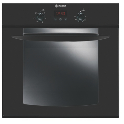 Indesit FIE56KBBK Black Built-in Single Oven - Electric - B Rated Energy Efficiency
