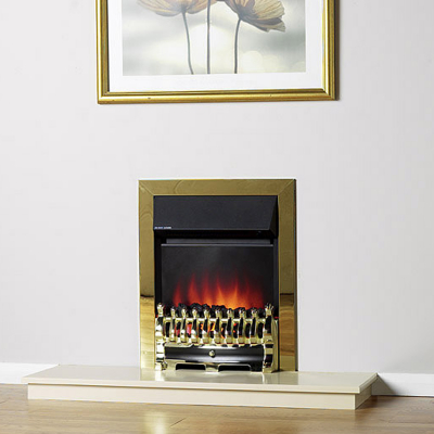 Fulham Brass Electric Fire
