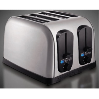 ASDA 4 Slice Toaster - Stainless Steel,