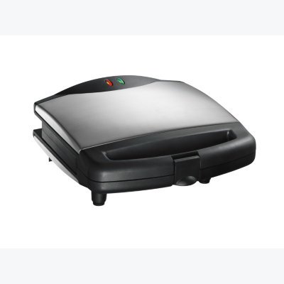 ASDA Sandwich Toaster - Stainless Steel, Black