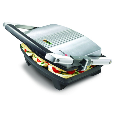 Breville VST025 Panini Press, Polished stainless