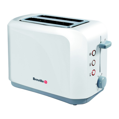 Breville VTT222 2 Slice White Toaster, White