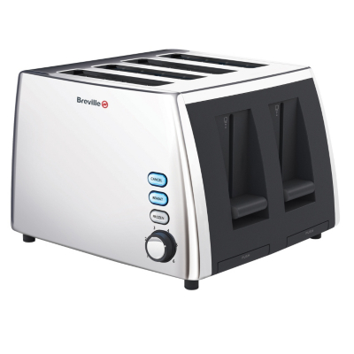 VTT273 4 Slice Polished Steel Toaster,