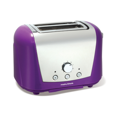 Morphy Richards 44387 Accents 2 Slice Purple