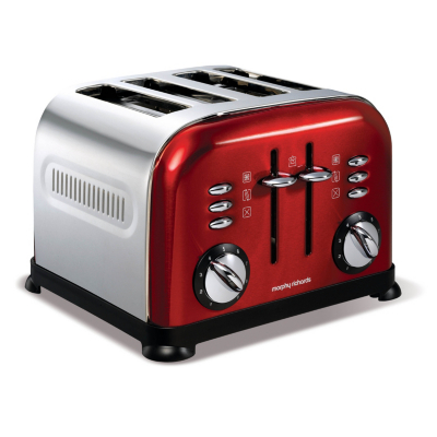 Morphy Richards 44732 Accents 4 Slice Red