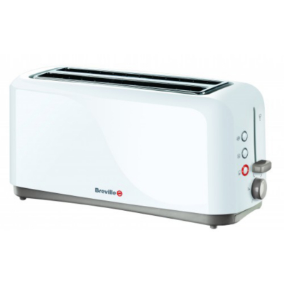 Breville VTT223 White 4 Slice Toaster, White