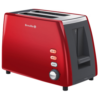 VTT341 Toaster - Red, Red VTT341