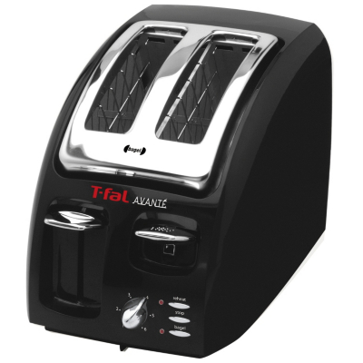 Tefal 875718 Avanti 2 Slice Toaster, Black 875718