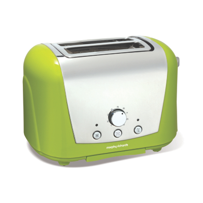 Morphy Richards Accents 2 Slice Lime Green