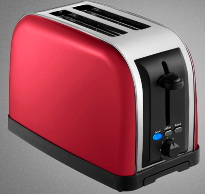 ASDA 2 Slice Toaster - Red, Red TA-200R