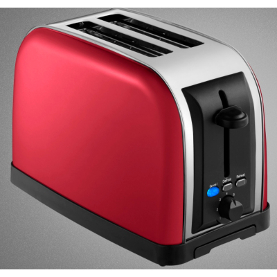 2 Slice Toaster - Red, Red TA-200R