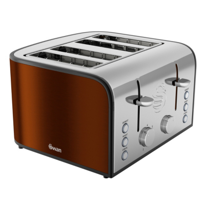 Swan ST17010 4 Slice Toaster - Copper, Copper