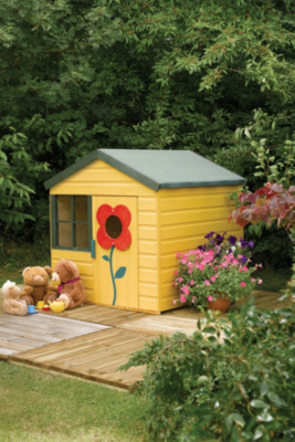 Larchlap Polly Playhouse - 132 x 128 x 130 cm,