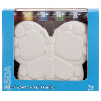 ASDA Paint Your Own Butterfly Garden Ornament,