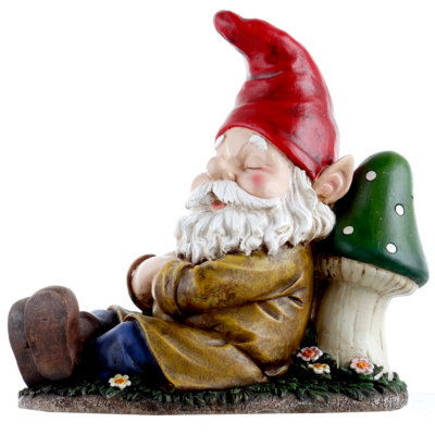 Sleeping Gnome Garden Ornament