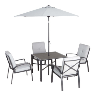Wyndham Grey Patio Set-6 Piece