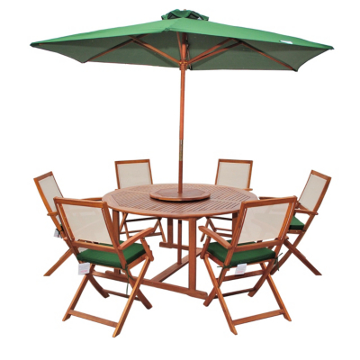 ASDA Patio Dining Set - 9 Piece, Green 8KU8245S