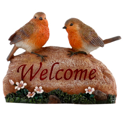 Birds Welcome Garden Ornament