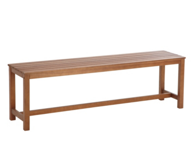 Eden Open Side Wood Garden Bench | Garden Furniture | ASDA direct