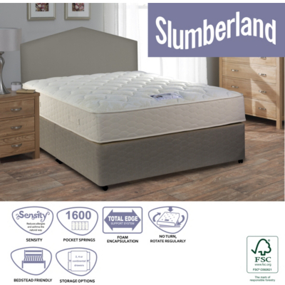 Slumberland Mini Pocket Single Divan - No