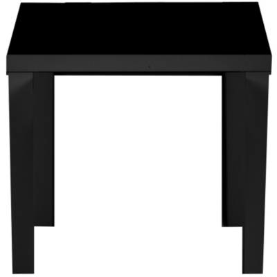 Chess Lamp Table Black