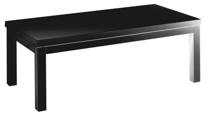 Chess Coffee Table - Black, Black DEC7704B