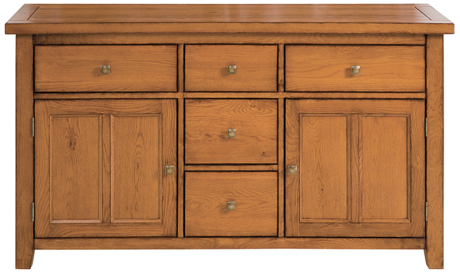 Lyon Large Sideboard - Antique Golden Oak,