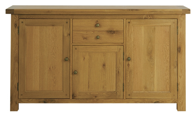 Manor Large Sideboard - Natural Oak, Natural Oak