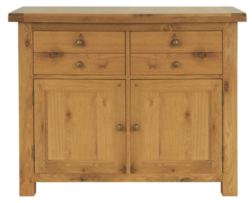 Manor Small Sideboard - Natural Oak, Natural Oak