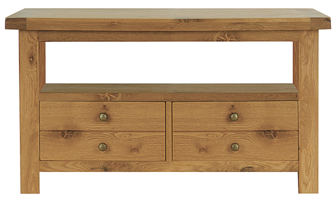 Manor Storage Coffee Table - Natural Oak,