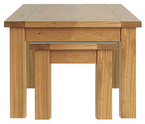 Manor Nest of Tables - Natural Oak, Natural Oak