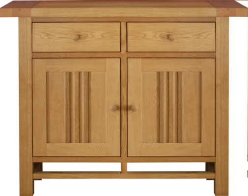 Rene Small Sideboard - Veneer Oaks, Veneer Oaks