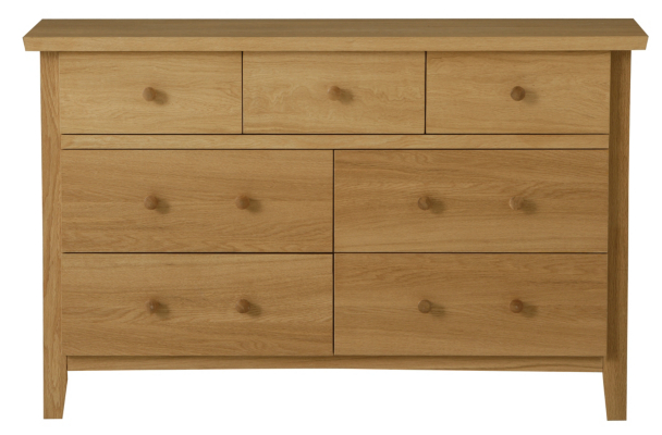 Amber Double Wide Chest Of Drawers - Veneer
