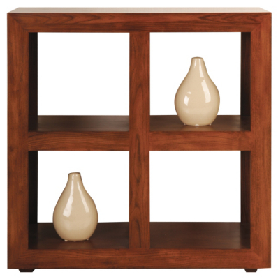 Lima Cube Bookcase - Dark Veneer, Dark Veneer