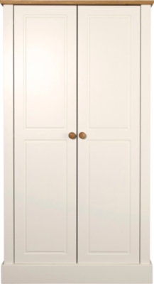 Ashford Wardrobe - 2 Door, White 23810150