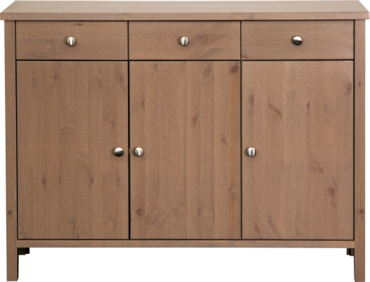 Baltic Sideboard - 3 Door and 3 Drawer, Coffee