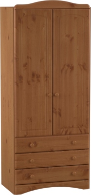 Aviemore Wardrobe - 2 Door and 3 Drawer,