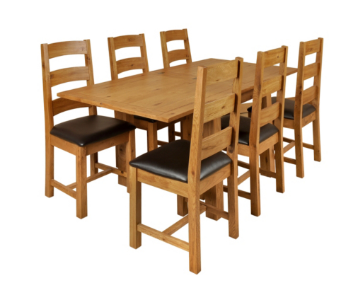 Cambridge Flip Top Dining Table - Medium Oak,