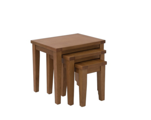 Kendal Nest of Tables - Medium Oak, Medium Oak