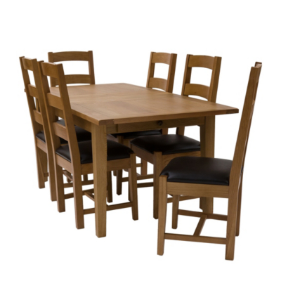 Cornwall Large Extending Dining Table - Natural