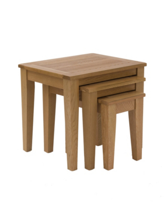 Cornwall Nest of Tables - Natural Oak, Natural