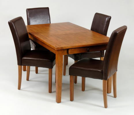 Devon Large Extending Dining Table - Medium Oak,