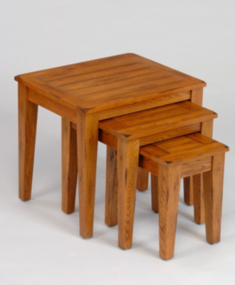 Devon Nest of Tables - Medium Oak, Medium Oak 5693