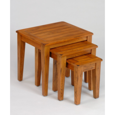 Nest of Tables - Medium Oak, Medium Oak 5693