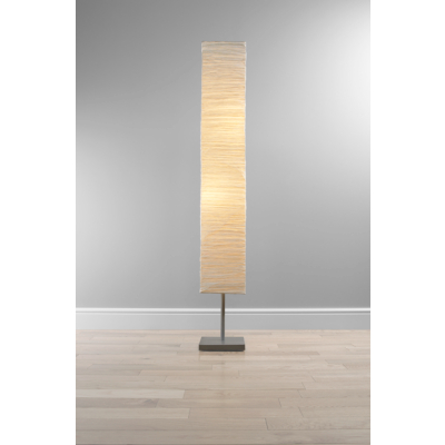 ASDA Square Paper Floor Lamp, Cream AS3267